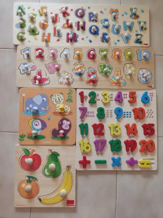 Puzzles de madera educativos