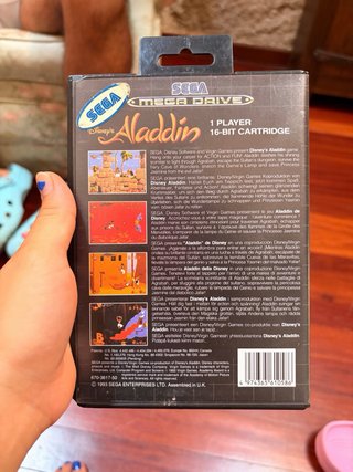Aladdín Sega Mega Drive