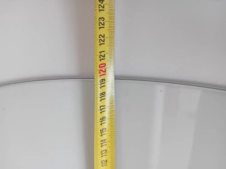 Tapa de cristal redonda, 6 mm grosor.