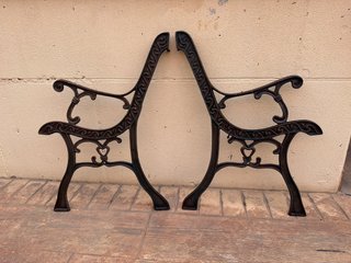 Patas de Forja para Banco de Jardín Antiguas