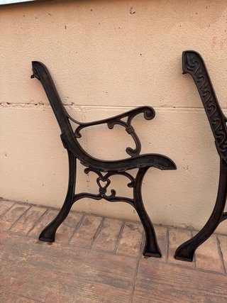Patas de Forja para Banco de Jardín Antiguas