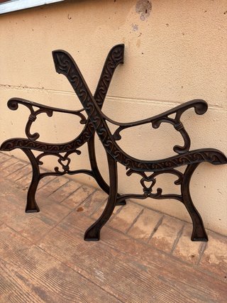 Patas de Forja para Banco de Jardín Antiguas