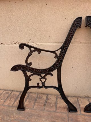 Patas de Forja para Banco de Jardín Antiguas