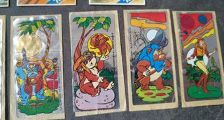 Lote pegatinas chicles Ewoks Droids años 80