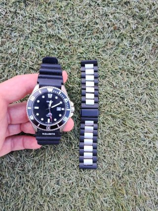 Reloj Casio Diver WR 200M Negro/Plata