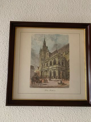 Cuadro Köln Rathaus Marco Madera. Descuento lote