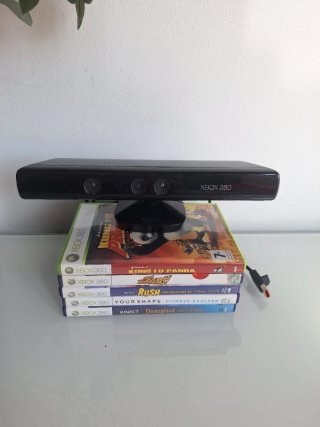 Pack Kinect Xbox 360 + 4 Juegos