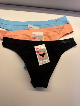 Pack 3 tangas M&B Talla Única