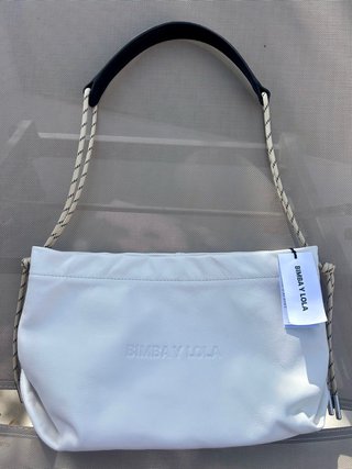 Bolso Bimba y Lola Piel Blanco Nuevo
