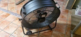 Ventilador industrial HTW negro