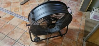 Ventilador industrial HTW negro