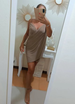 Copricostume pareo beige