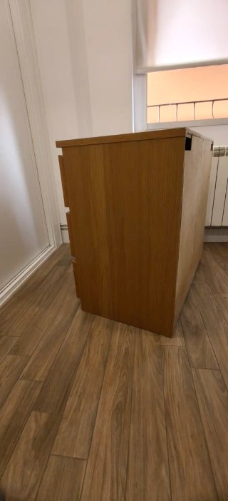 Cómoda Ikea Malm 3 cajones madera