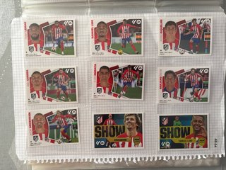 Lote completo 35 cromos Atletico de Madrid 24 25