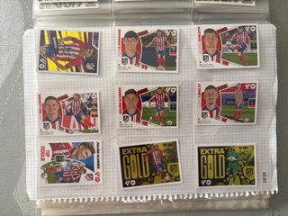 Lote completo 35 cromos Atletico de Madrid 24 25