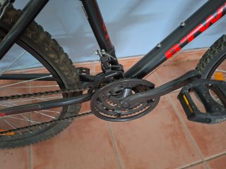 Bicicleta BTwin Rockrider Negra/Roja