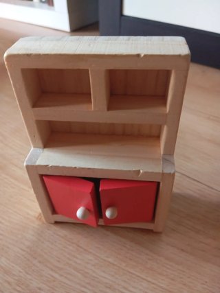 Muebles de cocina de juguete de madera