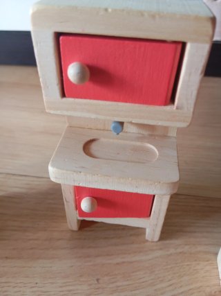 Muebles de cocina de juguete de madera