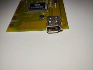 Scheda FireWire VIA 4 Porte