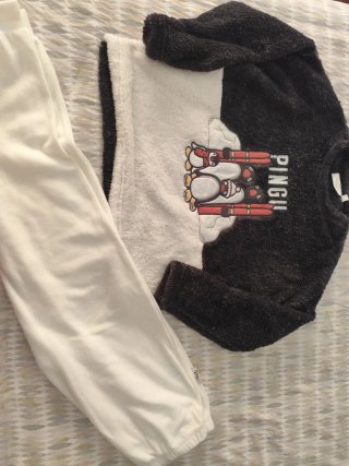 Pijama Polar Pingu Purpurina