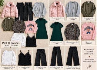 Ropa mujer otoño invierto lote m/l 42-44
