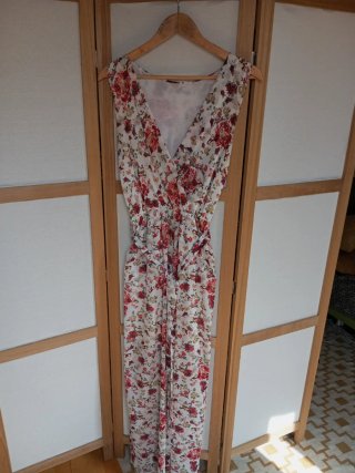 Mono largo estampado floral