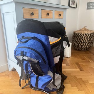 Mochila Portabebés Montaña Azul