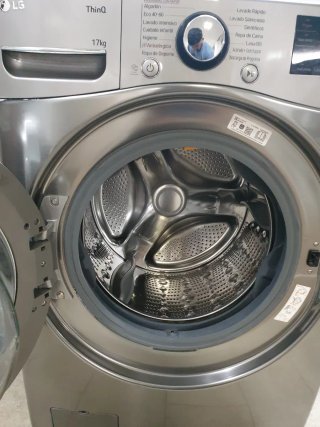 Lavadora LG 17kg Inox A++ 70an.x77fa.x99al garantí