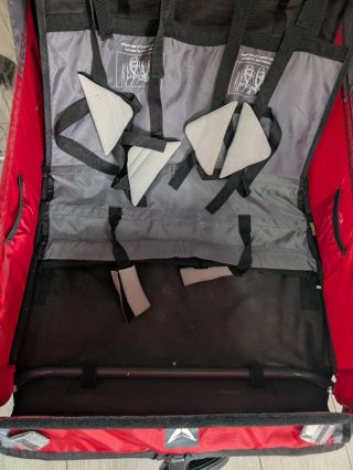 Carro para correr y bici