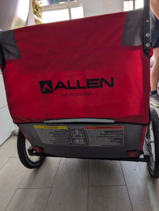 Carro para correr y bici