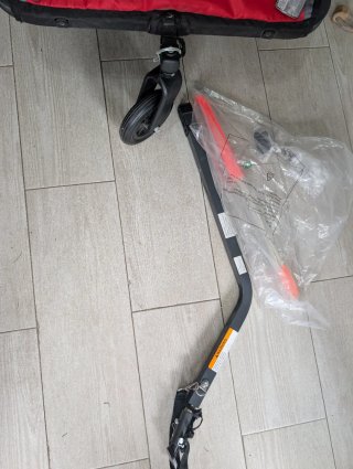 Carro para correr y bici