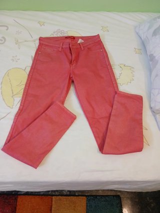 Pantalón Guess Talla 38 Rosa