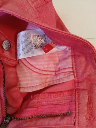 Pantalón Guess Talla 38 Rosa