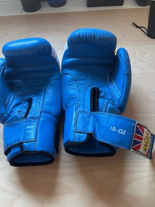 Guantes Mugendo Niño/a Azul y Blanco