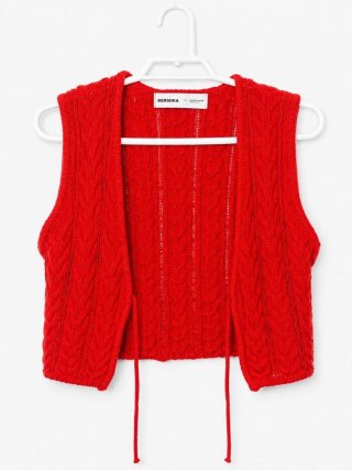 Chaleco Bershka Rojo Talla XS
