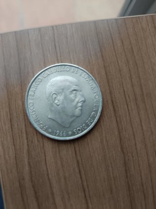 Moneda 100 Pesetas Franco Plata
