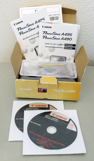 Canon PowerShot A495 Rossa 10.0 MP - Da Riparare
