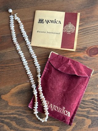 Collar Majorica Perlas Barrocas