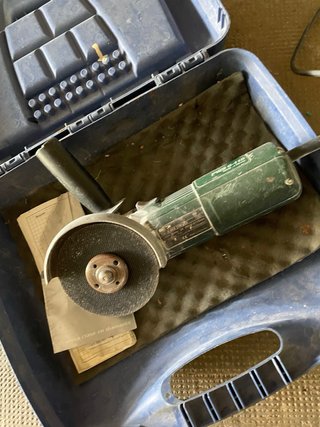 Radial Bosch PWS 6-115 con discos