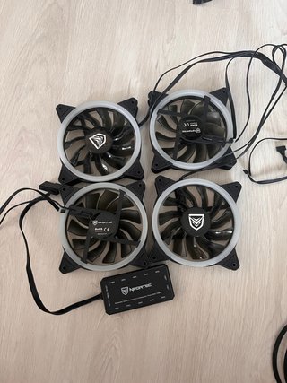 Pack 7 Ventiladores Nfortec Krater RGB