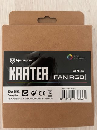 Pack 7 Ventiladores Nfortec Krater RGB