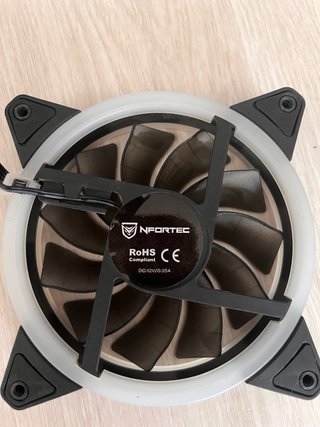 Pack 7 Ventiladores Nfortec Krater RGB