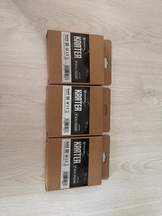 Pack 7 Ventiladores Nfortec Krater RGB