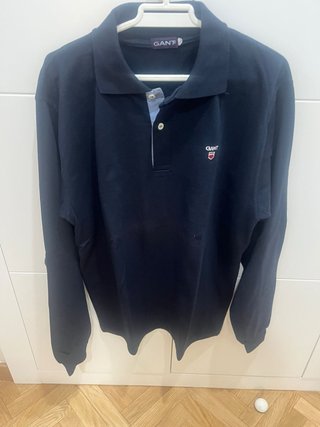 Polo Gant manga larga azul