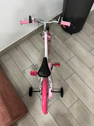 Bicicleta infantil Btwin rosa