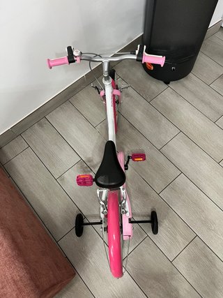 Bicicleta infantil Btwin rosa