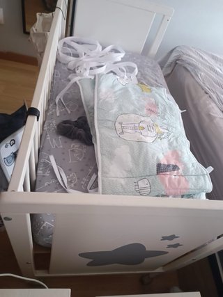 Cuna colecho para camas altas
