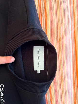 Felpa Calvin Klein Jeans Nera