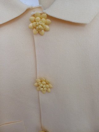Chaqueta de punto amarilla Talla S
