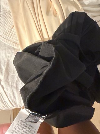 Mono negro algodón campana